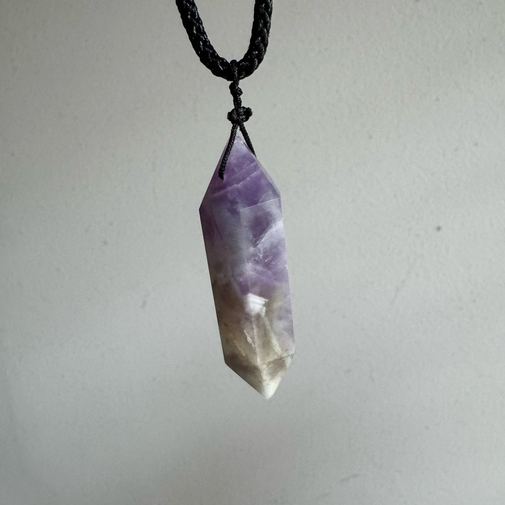 Amethyst Crystal Pendant Necklace